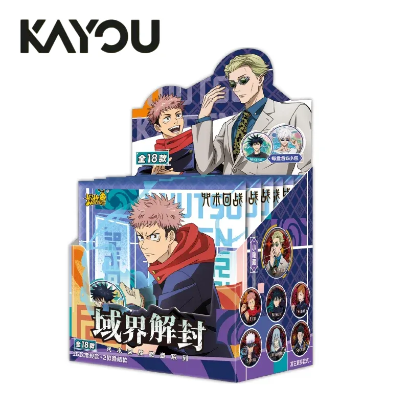Gojo Anime Merchandise - Kayou Jujutsu Kaisen Badge Blind Box
