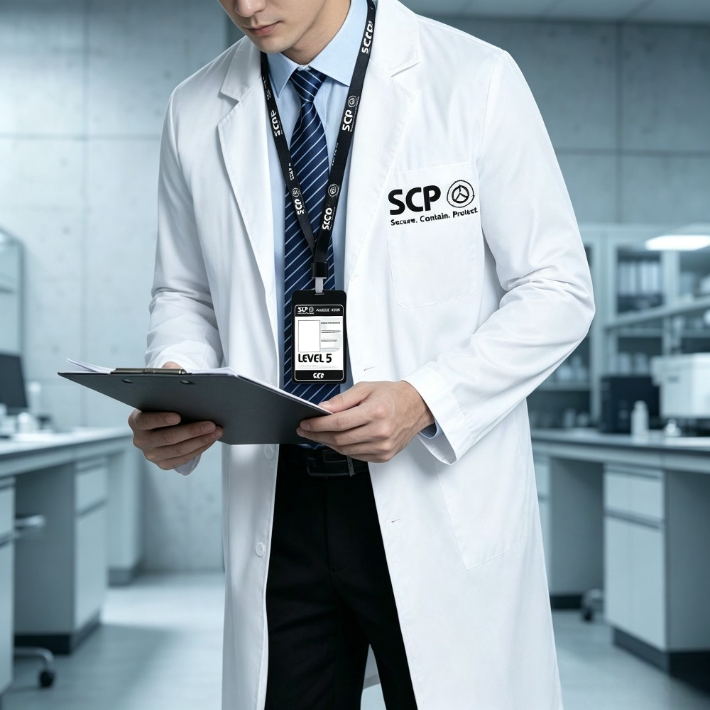 Merch SCP Biały fartuch labora – Anime Merchandise Jacket recenzja i cena